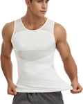 Men Compression Shirts for Men Shapewear Chest Abdomen Control Body Shaper Slimming Undershirt Workout Vest Tank Top